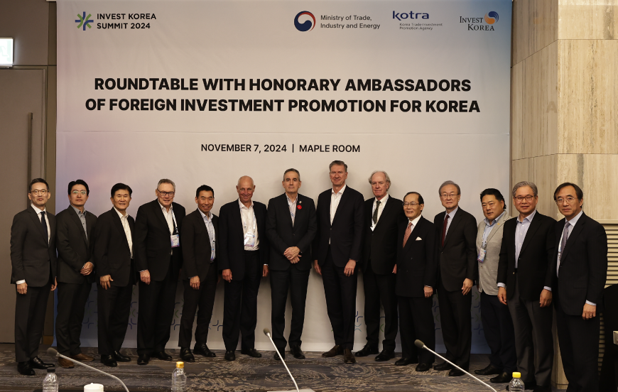 Honorary Ambassadors of Foreign Investment Promotion for Korea